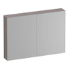 BRAUER Impress spiegelkast – 99x70x15 cm – 2 deuren, dubbelzijdige spiegeldeuren – Timber Greige SW1199023