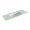 Mondiaz BIG small Greey solid surface inbouw wastafel 130cm midden SW430704 Mondiaz BIG small Greey solid surface inbouw wastafel 130cm midden SW430704