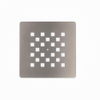 Fortifura Galeria Afvoerrooster - 13x13x1cm - PVD - geborsteld gunmetal (antraciet) SW1119302