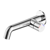 Aloni Flow Mitigeur de lavabo - 22,4x11,2x7cm - bouton-poussoir - encastré - chrome SW1418832