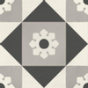 SAMPLE Ceralto Gravo Urban Carreau décoratif 20x20cm 8.3mm grès cérame Coffebreak Black SW913155