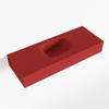 MONDIAZ LEX Opbouwwastafel 80x30x12cm 0 kraangaten wasbak midden Solid Surface mat SW476611 MONDIAZ LEX Opbouwwastafel 80x30x12cm 0 kraangaten wasbak midden Solid Surface mat SW476611