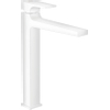 Hansgrohe Metropol 1-gats wastafelkraan 260 met push open waste met voorsprong vaste uitloop 20.4cm mat wit SW297568
