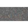 Prissmacer Cerámica Gobi Carrelage Terrazzo - 60x120cm - rectifié - Noir mat SW928412