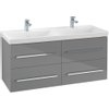 Villeroy & boch Avento onderkast 1180x514 4x lade A89300B1 crystal grey crystal grey SW209500 Villeroy & boch Avento onderkast 1180x514 4x lade A89300B1 crystal grey crystal grey SW209500
