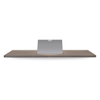 Looox Wood collection tablette de baignoire 88cm avec support acier inoxydable brossé chêne acier inoxydable brossé SW73163