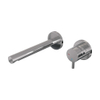 BRAUER Chrome Edition Wastafelmengkraan inbouw - rechte uitloop links - hendel kort smal - inclusief inbouwdeel - model B 1 - chroom SW398011