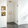Saniclass Create Pendeldeuren 100x200cm profielloos met antikalk en 8mm veiligheidsglas Goud geborsteld SW638691 Saniclass Create Pendeldeuren 100x200cm profielloos met antikalk en 8mm veiligheidsglas Goud geborsteld SW638691