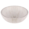 Differnz Marmor vasque à poser - 40x40x15cm - ronde - marbre - blanc brillant SW788032