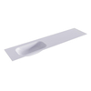 Mondiaz BIG small Cale solid surface inbouw wastafel 200cm links SW435699 Mondiaz BIG small Cale solid surface inbouw wastafel 200cm links SW435699