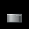 Geberit Type 50 urinioir bedieningsplaat - pneumatisch - rechthoekige knoppen - Gitzwart RAL - 9005 - zwart 0730018