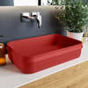 Mondiaz Arvo waskom 55x38x13cm rechthoek opbouw Solid Surface Fire/Fire SW643559 Mondiaz Arvo waskom 55x38x13cm rechthoek opbouw Solid Surface Fire/Fire SW643559