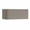 H&R Badmeubelen Juice Wastafelonderkast - 100x45x40cm - linkerhoek afgerond - 1 lade - geïntegreerde greep - olive SW1259814