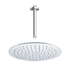 Fortifura Calvi Tête de Douche - 25cm - ronde - bras de plafond 20cm - chrome SW1159271