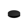 Hotbath Cobber Always Open Plug - met schroef - rond - PVD - mat zwart SW1119135