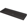 Ink dock lavabo 120x6x40cm 0 trous pour robinet 1 évier quartz noir SW68565