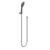 IVY handdoucheset - 3 standen - met glijstang - PVD - geborsteld metal black (antraciet) SW1031629
