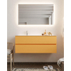 MONDIAZ VICA 120cm badmeubel ocher 2 lades wastafel cloud links met 1 kraangat SW411029 MONDIAZ VICA 120cm badmeubel ocher 2 lades wastafel cloud links met 1 kraangat SW411029
