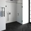 Saniclass Create douchedeur 170x200cm 2-delig profielloos met antikalk en 8mm veiligheidsglas zwart mat SW223739 Saniclass Create douchedeur 170x200cm 2-delig profielloos met antikalk en 8mm veiligheidsglas zwart mat SW223739