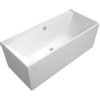 Villeroy & Boch Collaro kunststof inbouw duobad acryl rechthoekig 180x80x47cm champagne/wit alpine UBA180COR2EV01 SW354276 Villeroy & Boch Collaro kunststof inbouw duobad acryl rechthoekig 180x80x47cm champagne/wit alpine UBA180COR2EV01 SW354276