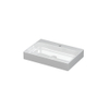 INK Unit lavabo - 60x40x10cm - 1 bassin - 1 trou de robinet - porcelaine blanc brillant SB0204011