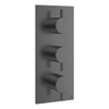 Crosswater MPRO 3 Mitigeur de douche - thermostatique - 3 boutons - vertical - gunmetal SW928240