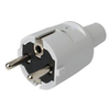ABL Connectivity Fiche éctrique avec terre de protection IP20 droit RAL7035 gris 4515463