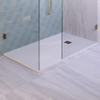 BRAUER Asteroid Receveur de douche 90x180 incl. antidérapant et antibactérien marbre minéral blanc mat SW543402