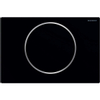 Geberit Sigma10 bedieningplaat met frontbediening voor toilet 24.6x16.4cm zwart mat SW242678