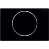 Geberit Sigma10 bedieningsplaat - spoel-stop spoeling - rond - matzwart/easy-to-clean - mat zwart SW242678