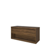 Proline top ensemble de meubles bas 120x46x55.2cm meuble avec étagère chêne cabana et plaque de recouvrement chêne cabana SW350400