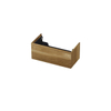 INK Wastafelonderkast - 90x45x37.6cm - 1 lade - push to open - Eiken - Aqua SW439297