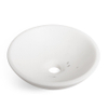 Saniclass Arino waskom marmer 30x12cm rond wit SW213538 Saniclass Arino waskom marmer 30x12cm rond wit SW213538