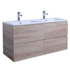 Adema Looks badmeubel met wastafel 120x45.5x58cm met overloop hout SW333556 Adema Looks badmeubel met wastafel 120x45.5x58cm met overloop hout SW333556