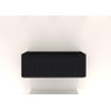 H&R badmeubelen Juice Meuble sous vasque - 120x45x40cm - coins arrondis - façade 3D - 1 tiroir - poignée intégrée - anthracite mat SW867635
