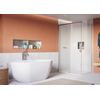 Crosswater Asura paroi latérale - 80x200cm - pour porte coulissante - inox poli SW1208549