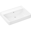 Hansgrohe Xanuia Q Wastafel/Fontein - 65x48cm - inbouw - zonder kraangaten - met overloop - smartclean - glans wit SW1164918