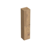 Forzalaqua Reno 2.0 armoire de salle de bains 38x35x180cm Sans poignées 2 portes battantes gauche et droite avec softclose Chêne massif Oyster SW492469