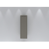 H&R badmeubelen Juice Hoge Kast - 40x35x130cm - met ronde hoeken - 3D-front - 1 deur - rechtsdraaiend - beige mat SW875698