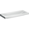 Geberit Xeno2 wastafel - 120x48cm - zonder kraangat - zonder overloop KeraTect - wit SW417474