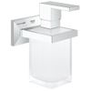 GROHE Allure Brilliant Distributeur de savon - 150 ml - avec support - verre - chrome SW392173