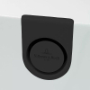 Villeroy & Boch Toebehoren badwaste - met toevoer - voor oberon - 2.0 - mat zwart SW693633