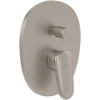 Villeroy & Boch Antao 1 greeps inbouwkraan - met omstel - Brushed Nickel (rvs) SW974289