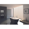 Saniclass Iceland vrijstaand bad 170x80x55.5 solid surface inclusief sifon mat zwart en mat wit TWEEDEKANS OUT10273 Saniclass Iceland vrijstaand bad 170x80x55.5 solid surface inclusief sifon mat zwart en mat wit TWEEDEKANS OUT10273