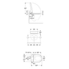 Geberit AquaClean wc Japonais Tuma Comfort lunette wc à placer sur cuvette existente blanc SW87555