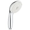 Grohe New Tempesta handdouche met 3 straalsoorten Ø10cm 9.5L/min. chroom/wit SW108104 Grohe New Tempesta handdouche met 3 straalsoorten Ø10cm 9.5L/min. chroom/wit SW108104