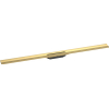 Hansgrohe RainDrain Flex Douchegoot - 120cm - inkortbaar - wandmontage - polished gold optic SW1590407