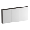 BRAUER Impress armoire de toilette - 140x70x15cm - sans éclairage - avec 3 portes miroir double face - Timber Anthracite SW1199037