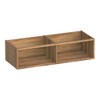 BRAUER Flourish armoire latérale - 119x30x45.5cm - avec 2 compartiments de rangement Honey SW1200421
