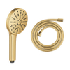 Grohe Vitalio Joy Handdoucheset - rond - 3 straalsoorten - silverflex doucheslang - 175cm - brushed cool sunrise (goud) SW1565496